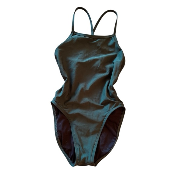 Green One-Piece Swimsuit - Picture 1 of 3